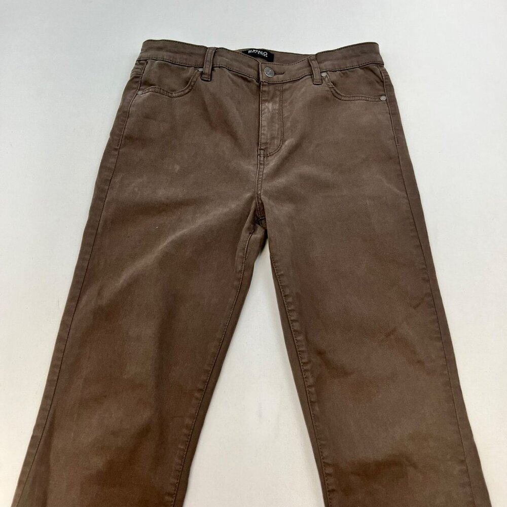 Buffalo David Bitton Womens Hanna Pants Skinny High Rise Brown Size 8/29 - Picture 2 of 10